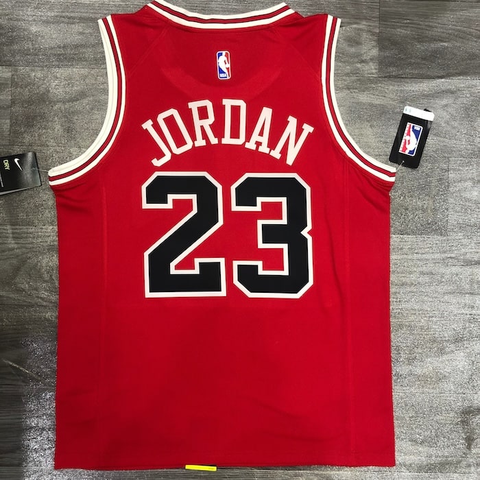 Michael Jordan Chicago Bulls 75th Anniversary Icon Jersey – Red
