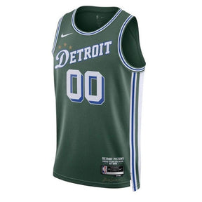 Detroit Pistons Unisex 2023 NBA Jersey - City Edition - Green