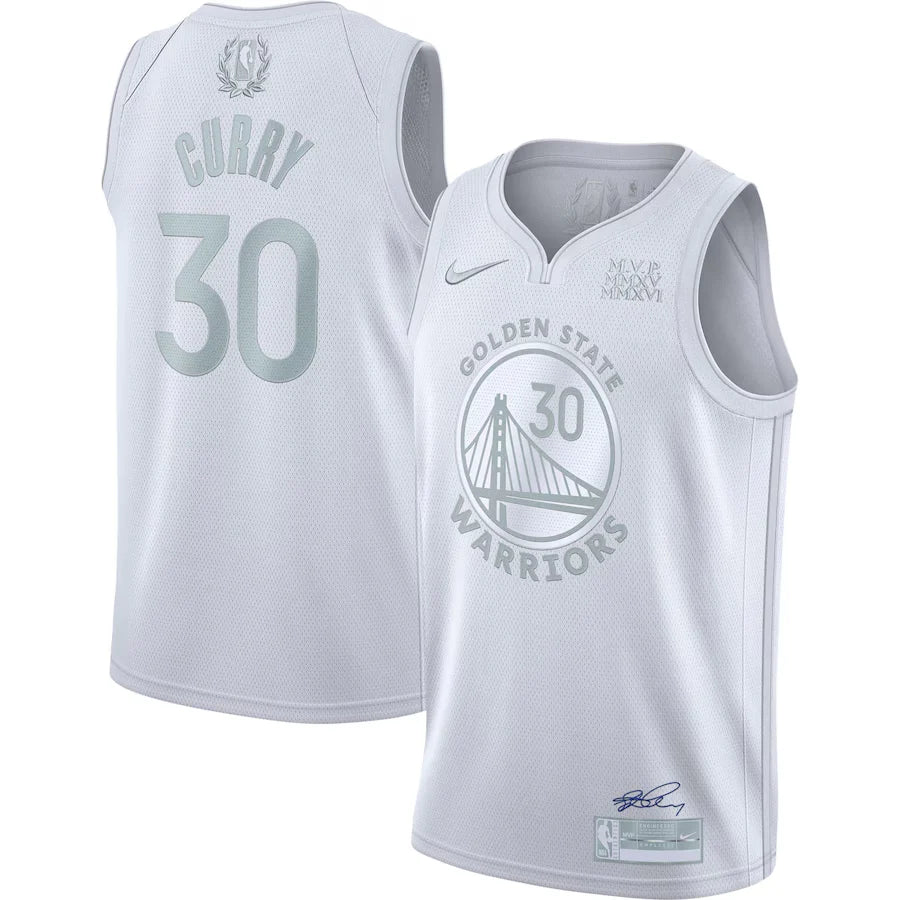NBA Golden State Warriors Jersey - Stephen Curry MVP Edition - White